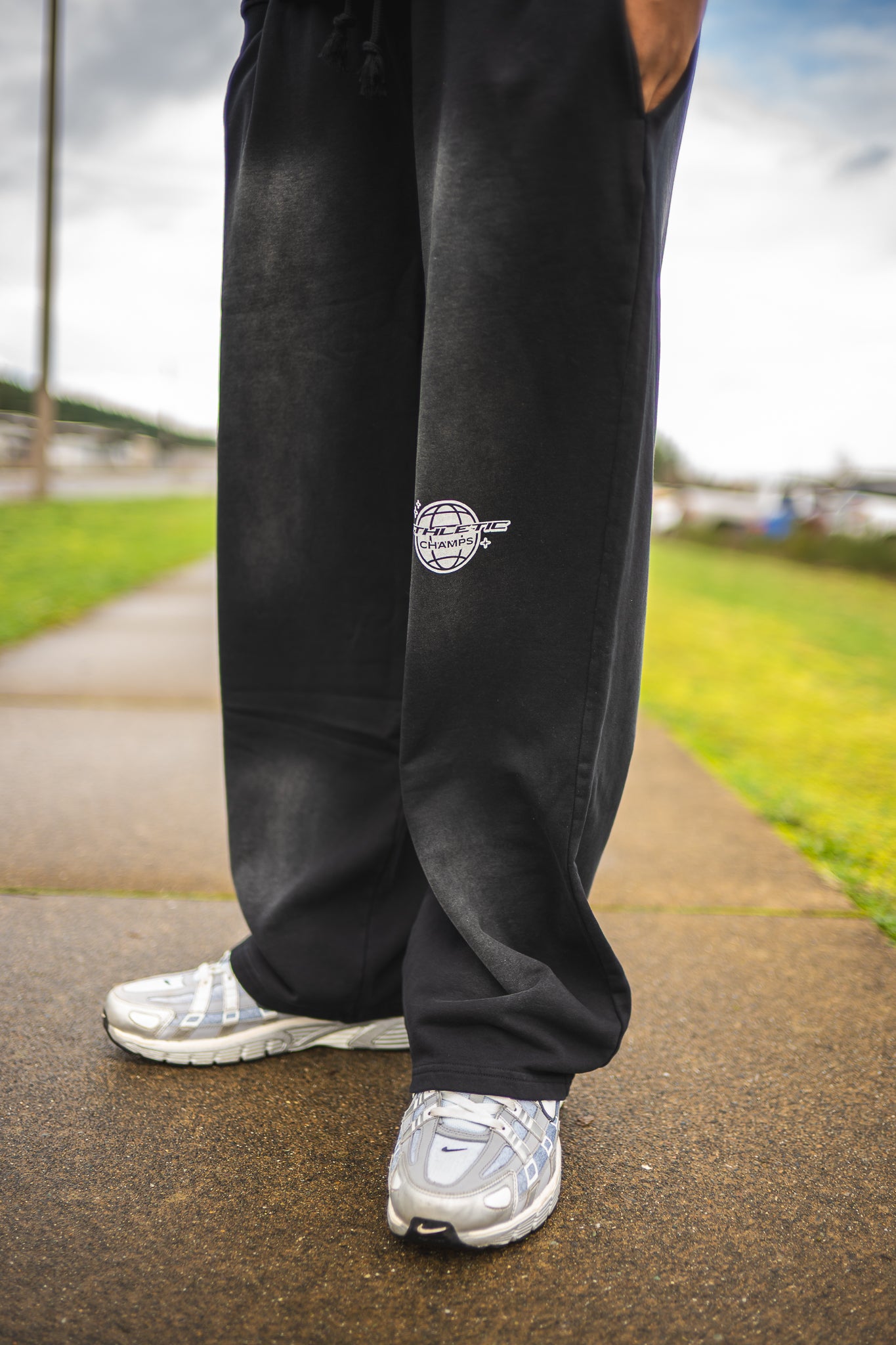 Sunfade Loose Fit Cotton Sweatpants